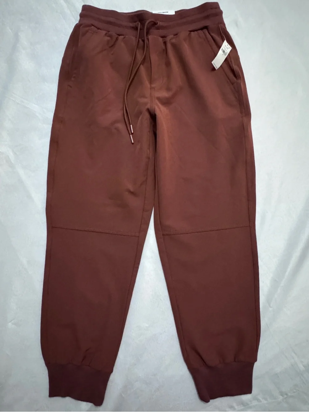 NWT Old Navy Stretchtech High Rise Jogger In Trident Maple Brown Size Small